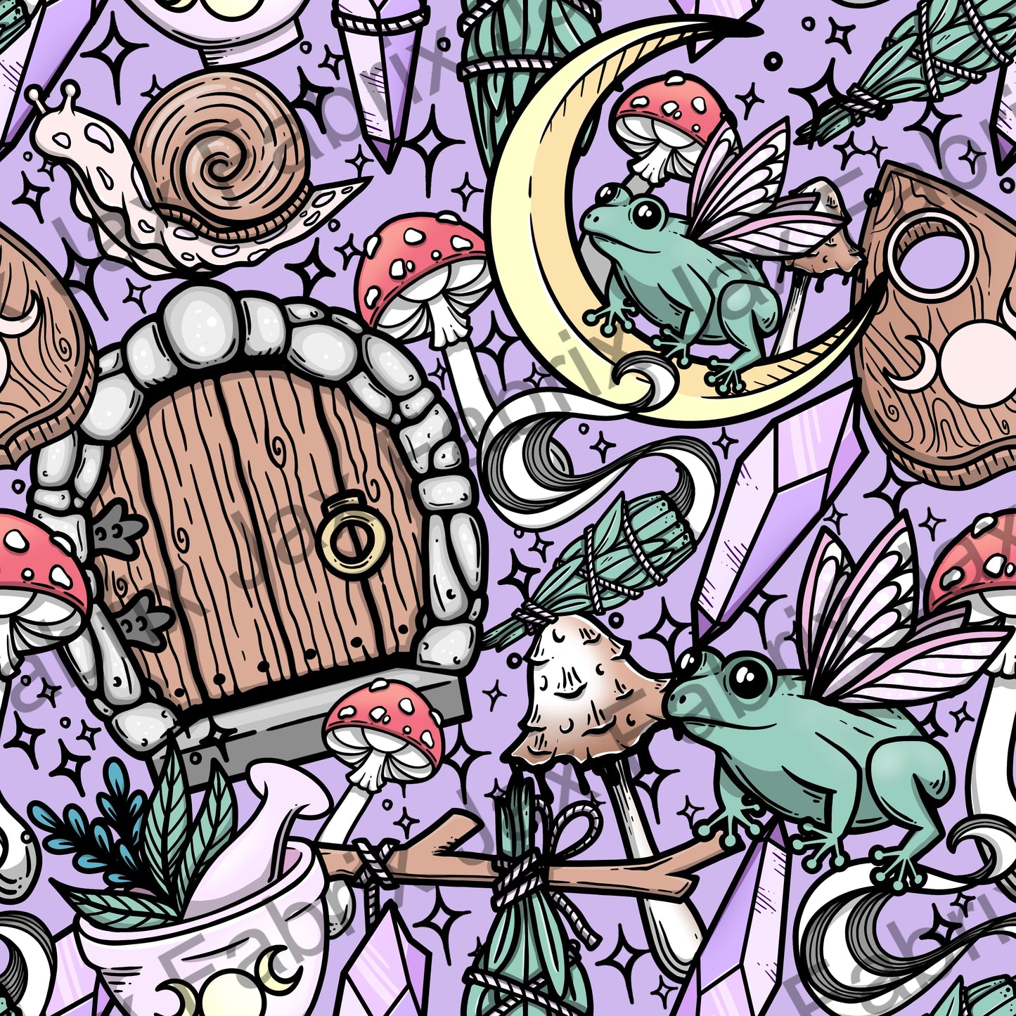 Witchy Forest Purple BHB19