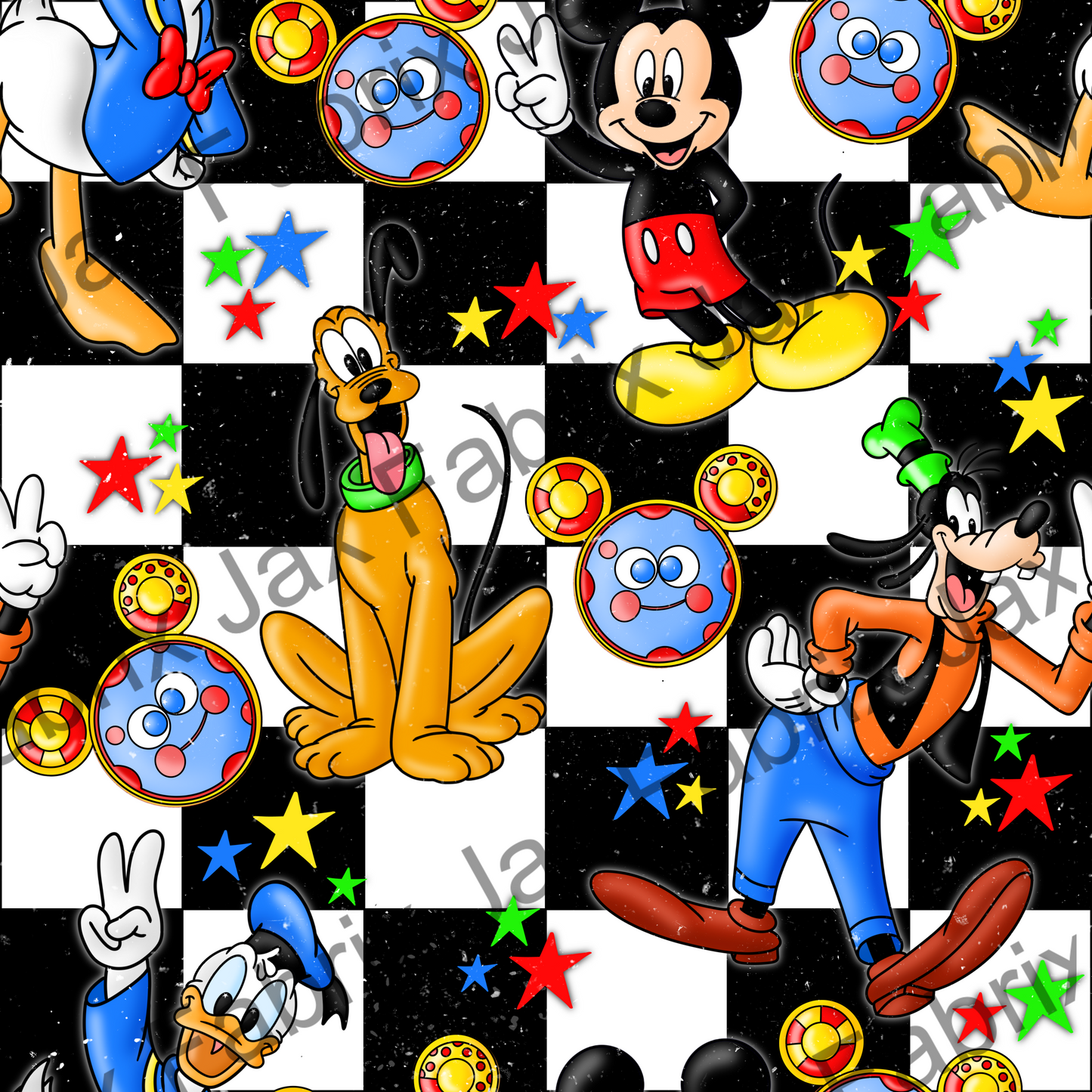 Black Check Mouse ZR115