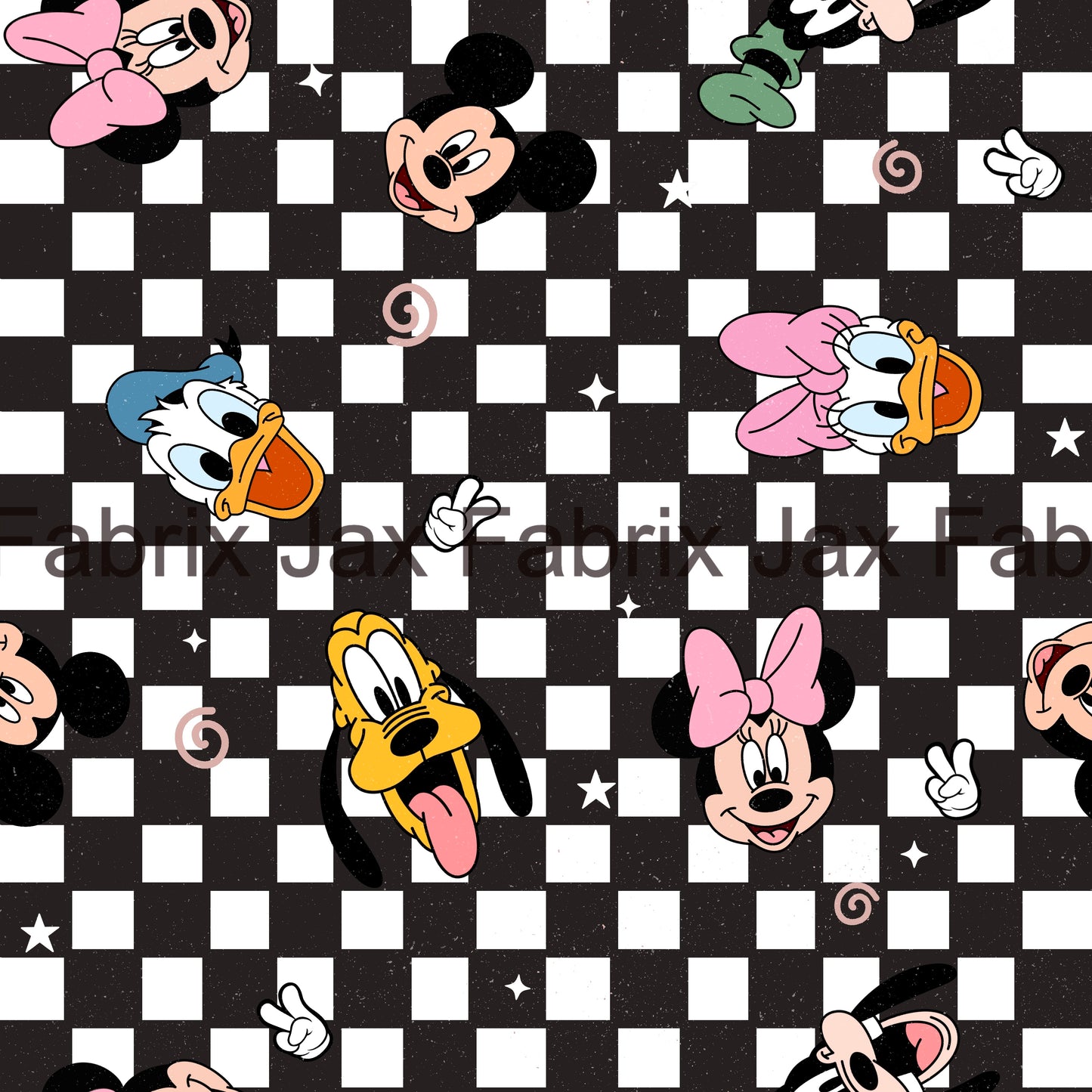 Mouse Check Black BP26