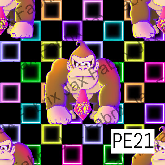 Neon Gorilla Video Game PE21