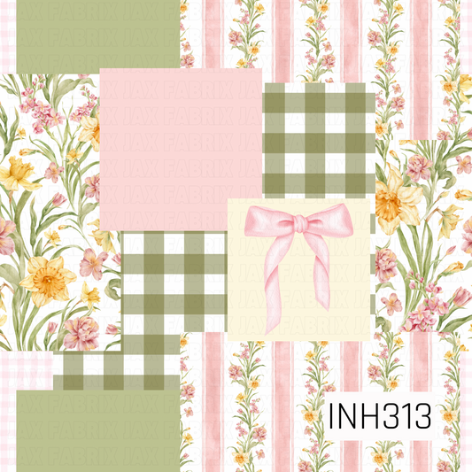 INH313 - Blush And Bloom Patchwork