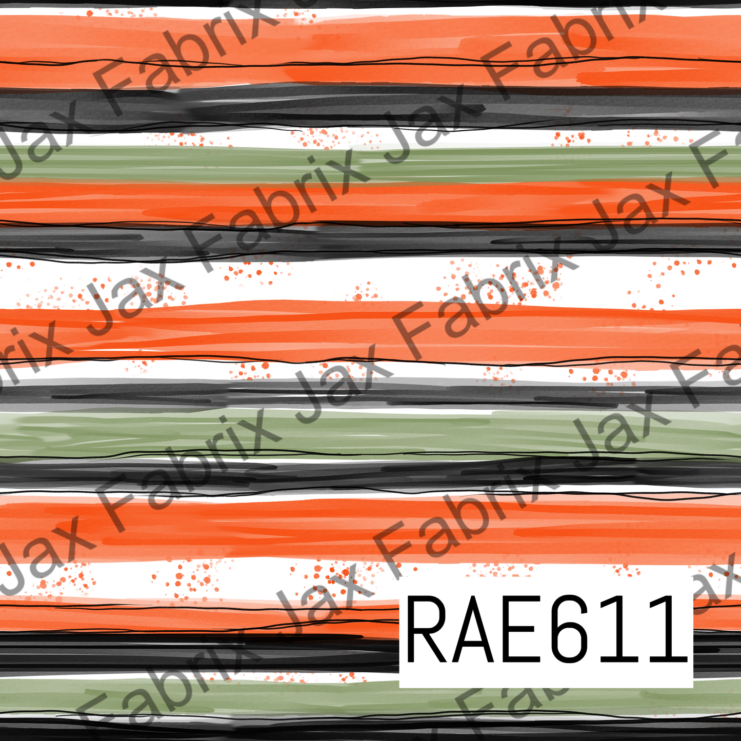 Bengals Floral Stripes RAE611