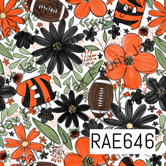Bengals Football Floral RAE646