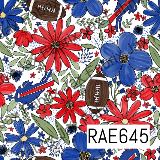 Bills Football Floral RAE645
