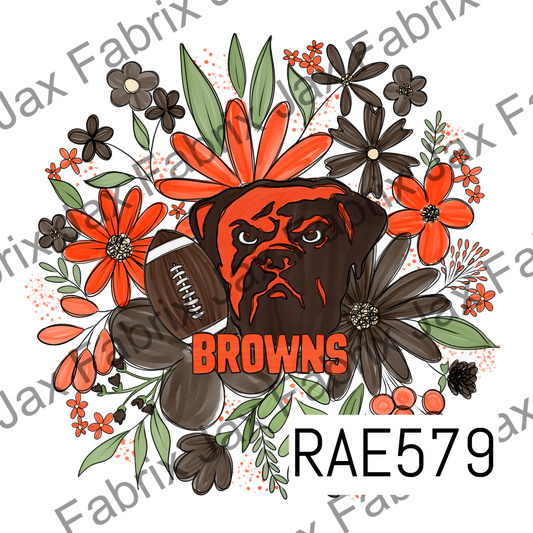 Browns Floral PNG RAE579