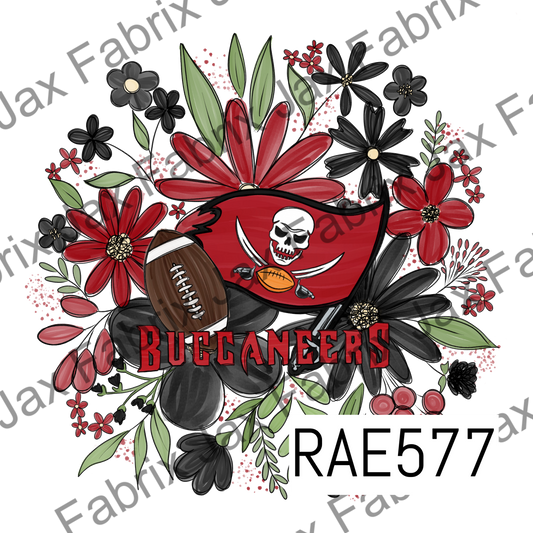 Buccaneers Floral PNG RAE577