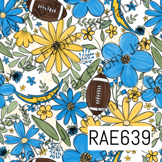 Chargers Football Floral RAE639