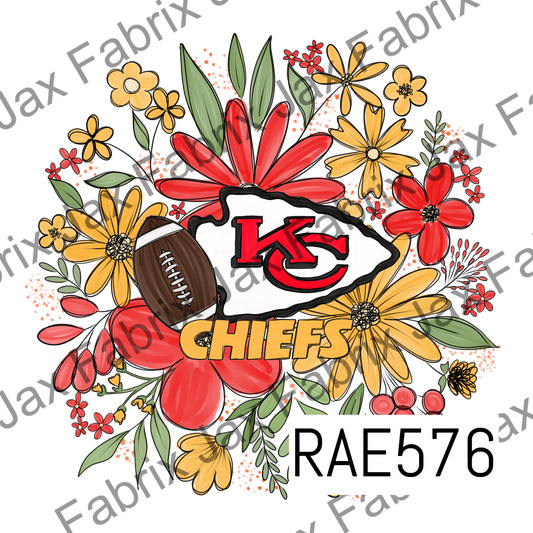 Chiefs Floral PNG RAE576