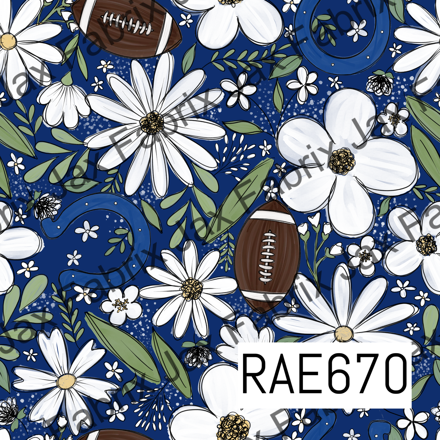 Colts Football Floral RAE670