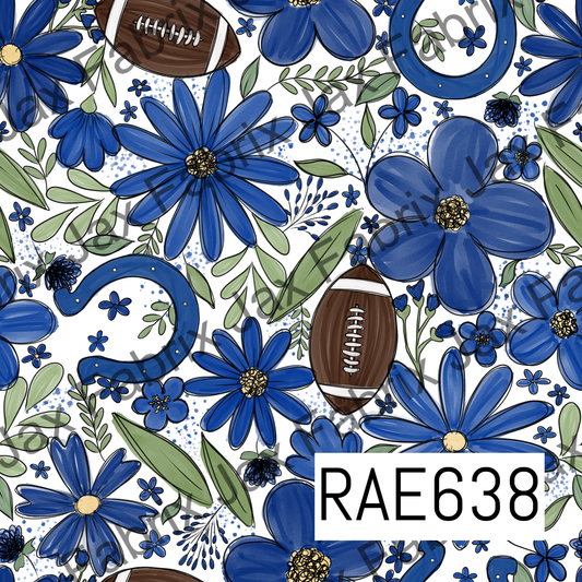 Colts Football Floral RAE638