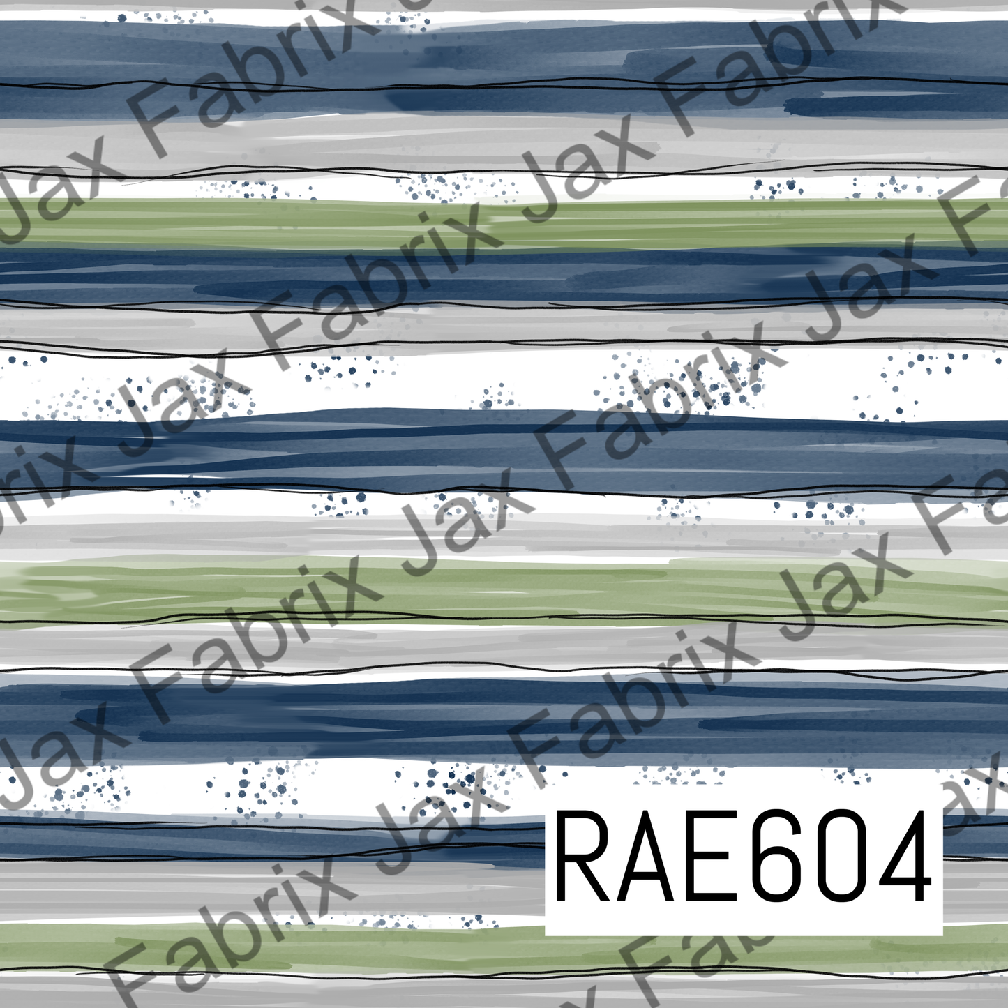 Cowboys Floral Stripes RAE604