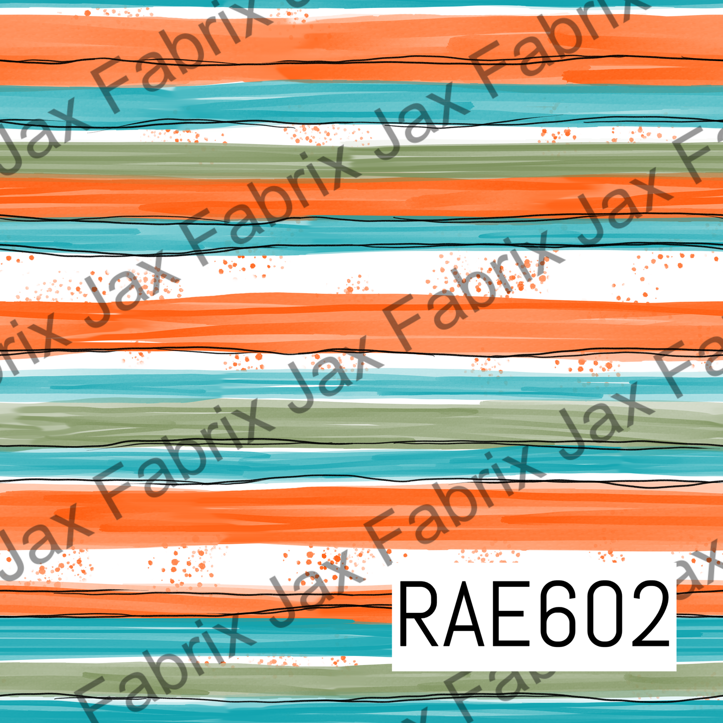 Dolphins Floral Stripes RAE602