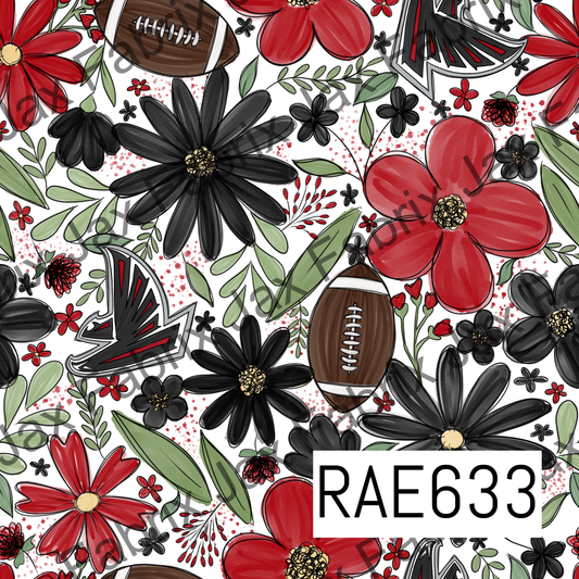 Falcons Football Floral RAE633