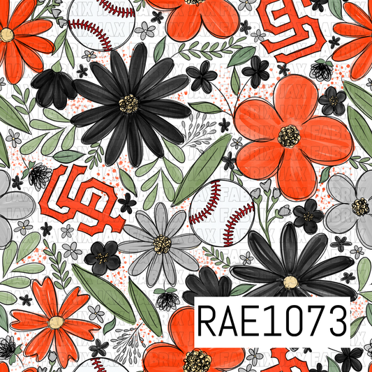Giants Floral Baseball RAE1073
