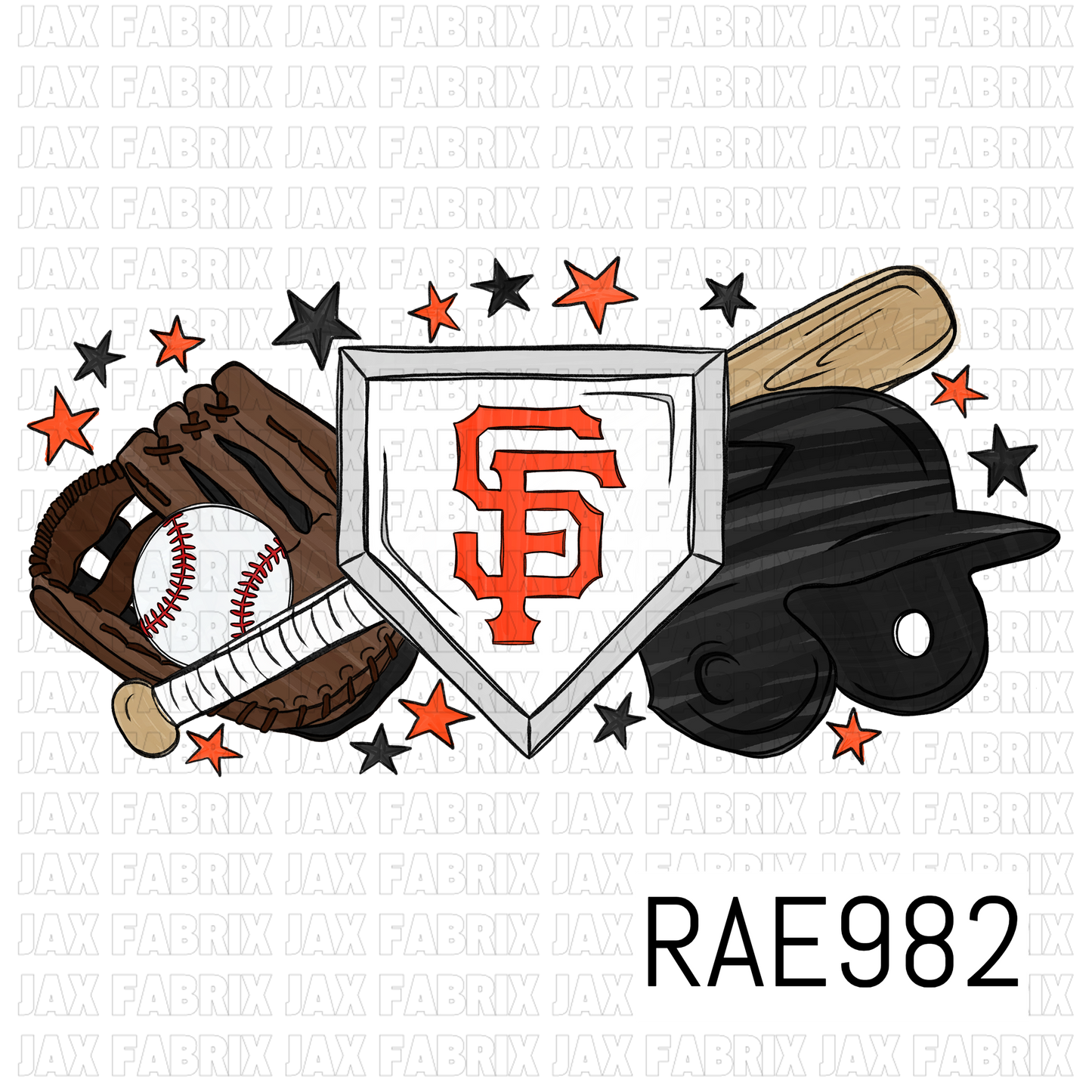 Giants Baseball PNG RAE982
