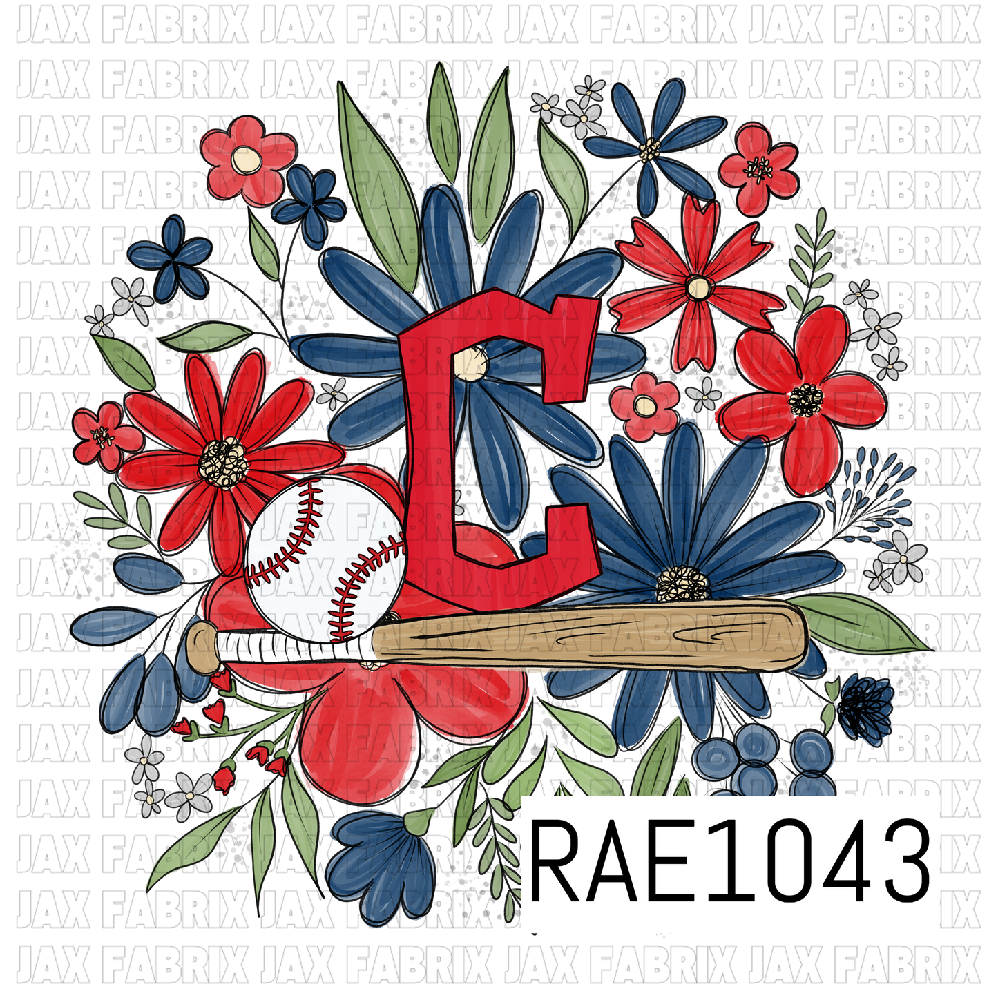 Guardians Floral Baseball PNG RAE1043