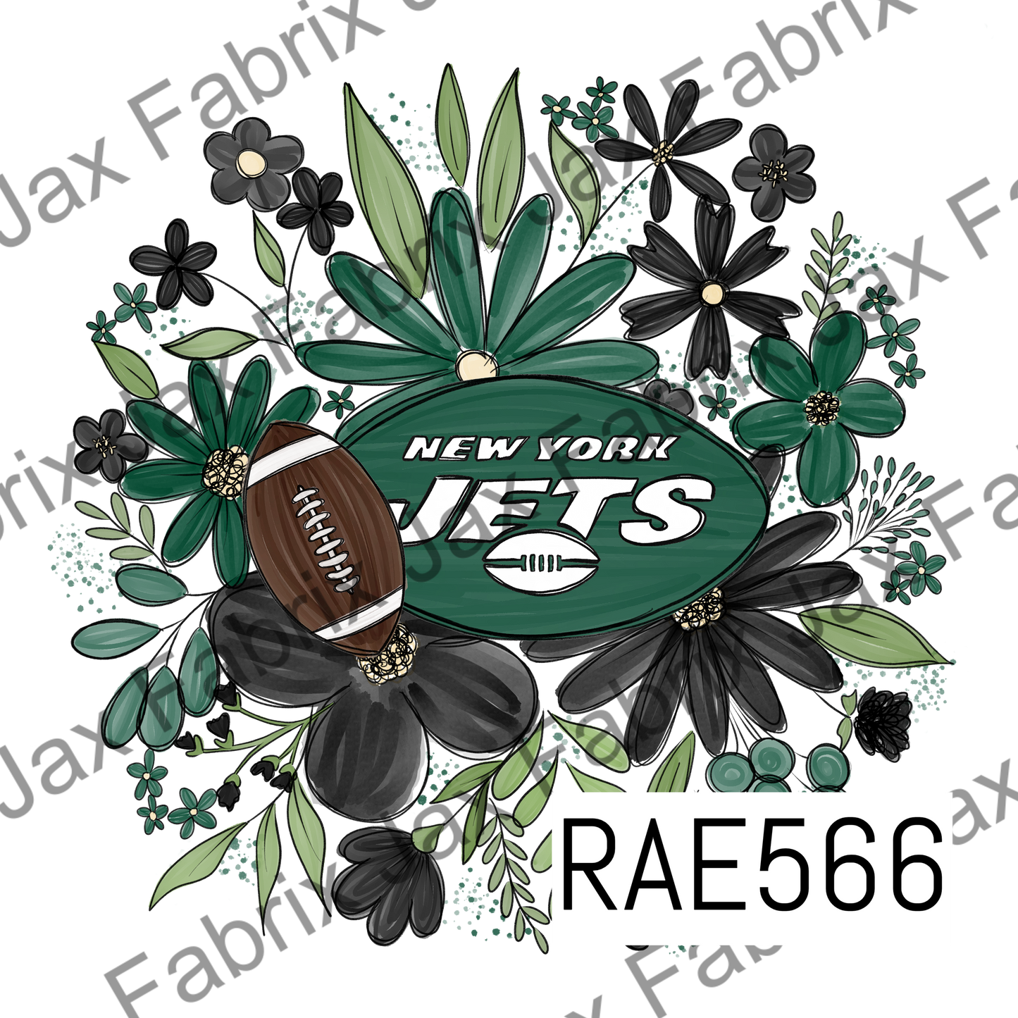 Jets Floral PNG RAE566