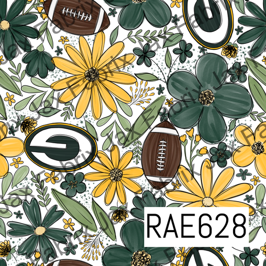 Packers Football Floral RAE628