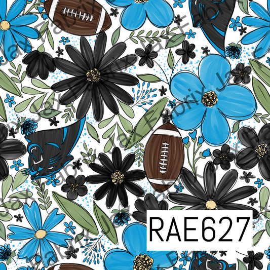 Panthers Football Floral RAE627