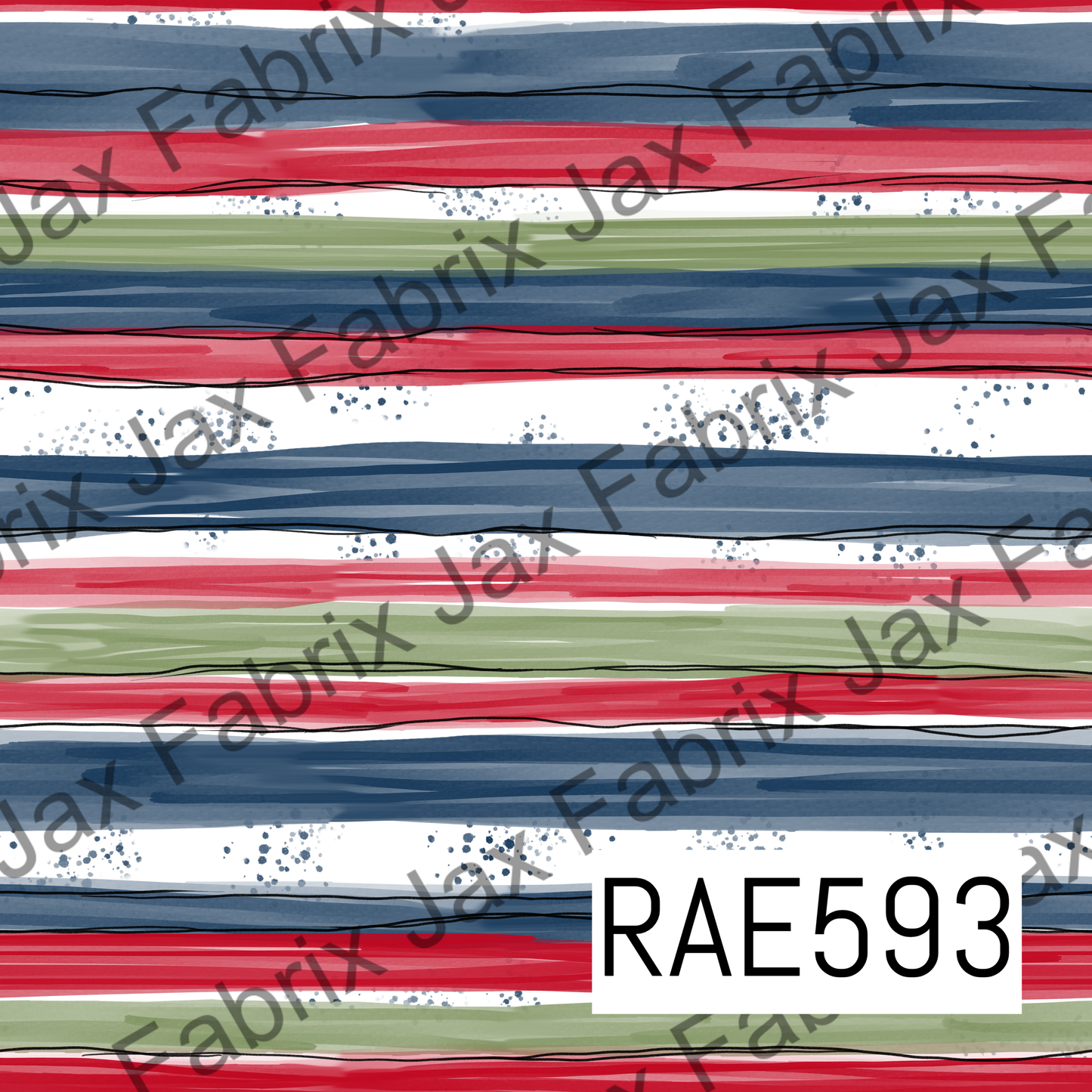 Patriots Floral Stripes RAE593