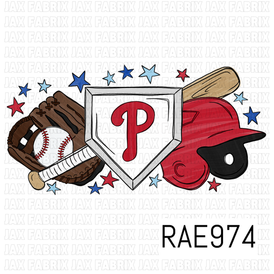 Phillies Baseball PNG RAE974