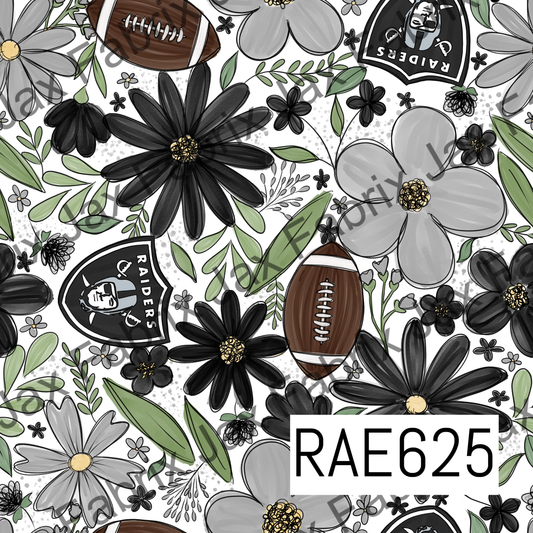 Raiders Football Floral RAE625