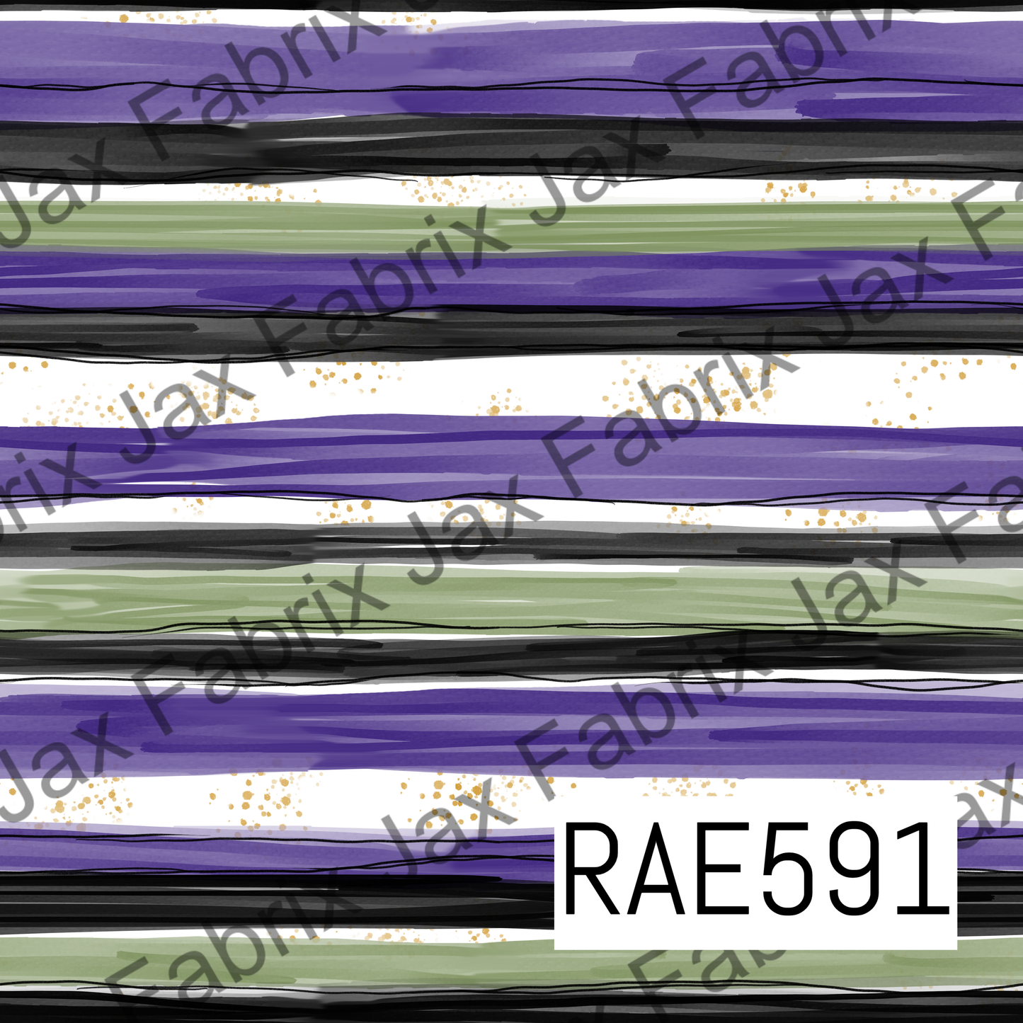 Ravens Floral Stripes RAE591