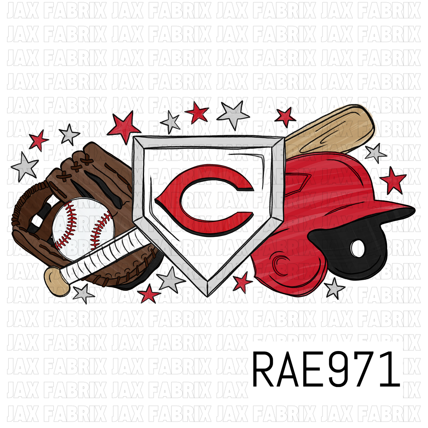 Reds Baseball PNG RAE971