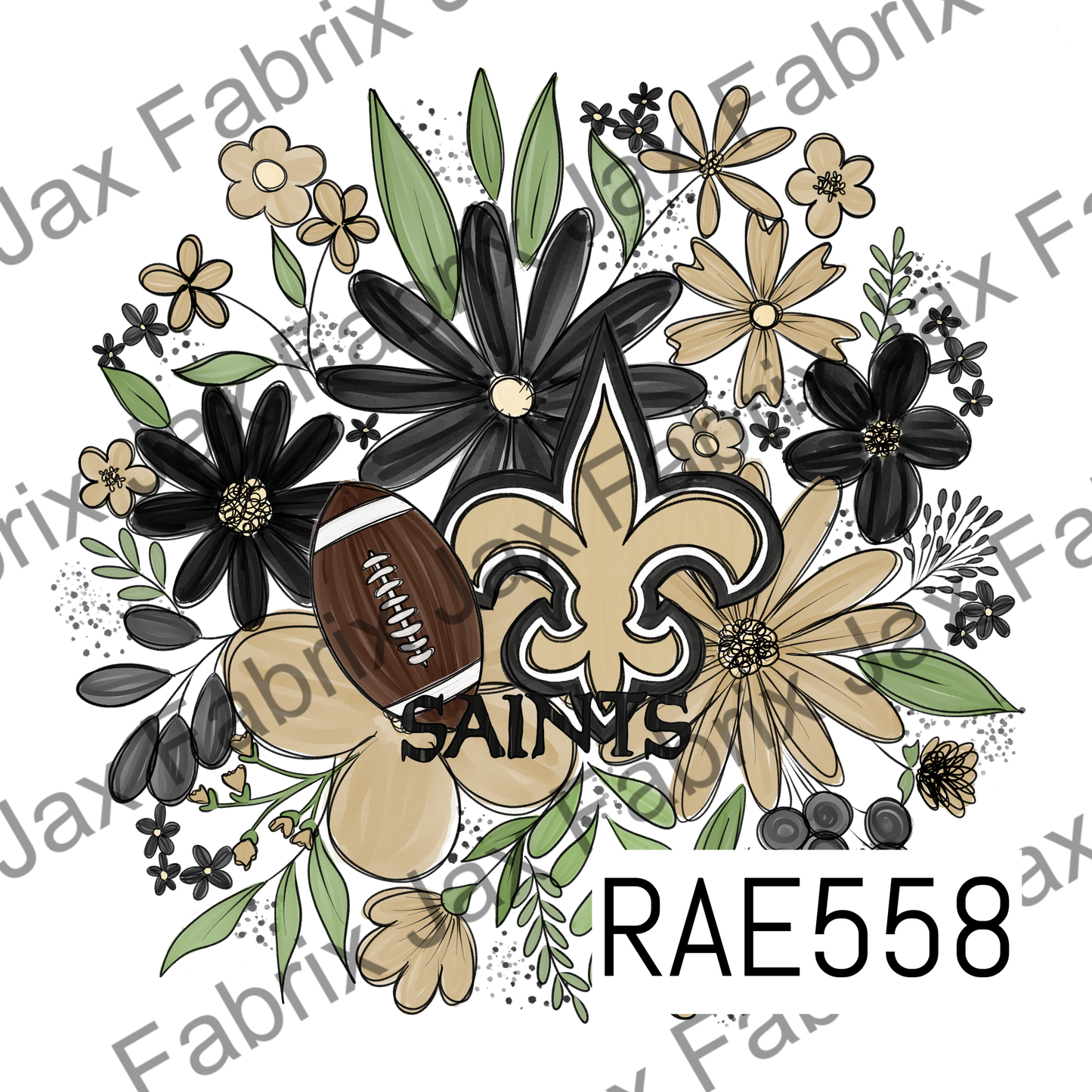 Saints Floral PNG RAE558