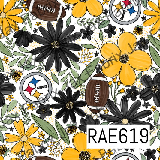 Steelers Football Floral RAE619