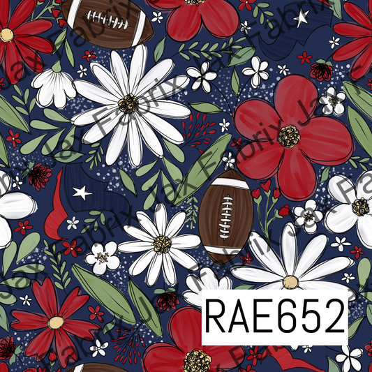 Texans Football Colored Floral RAE652