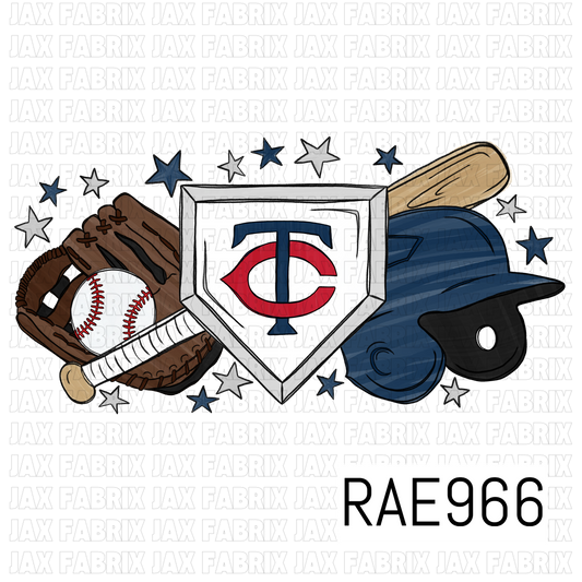 Twins Baseball PNG RAE966