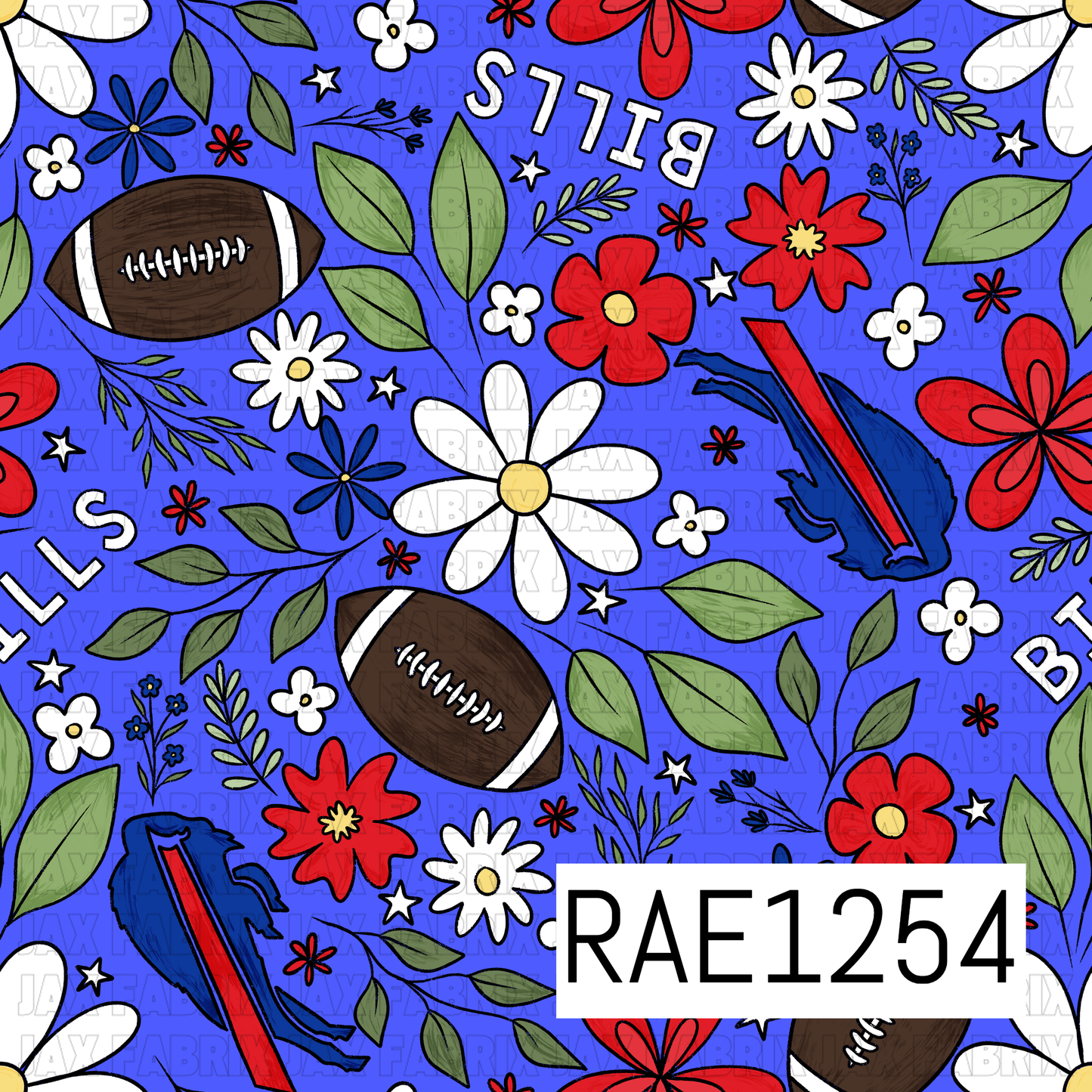 Bills Football Floral RAE1254