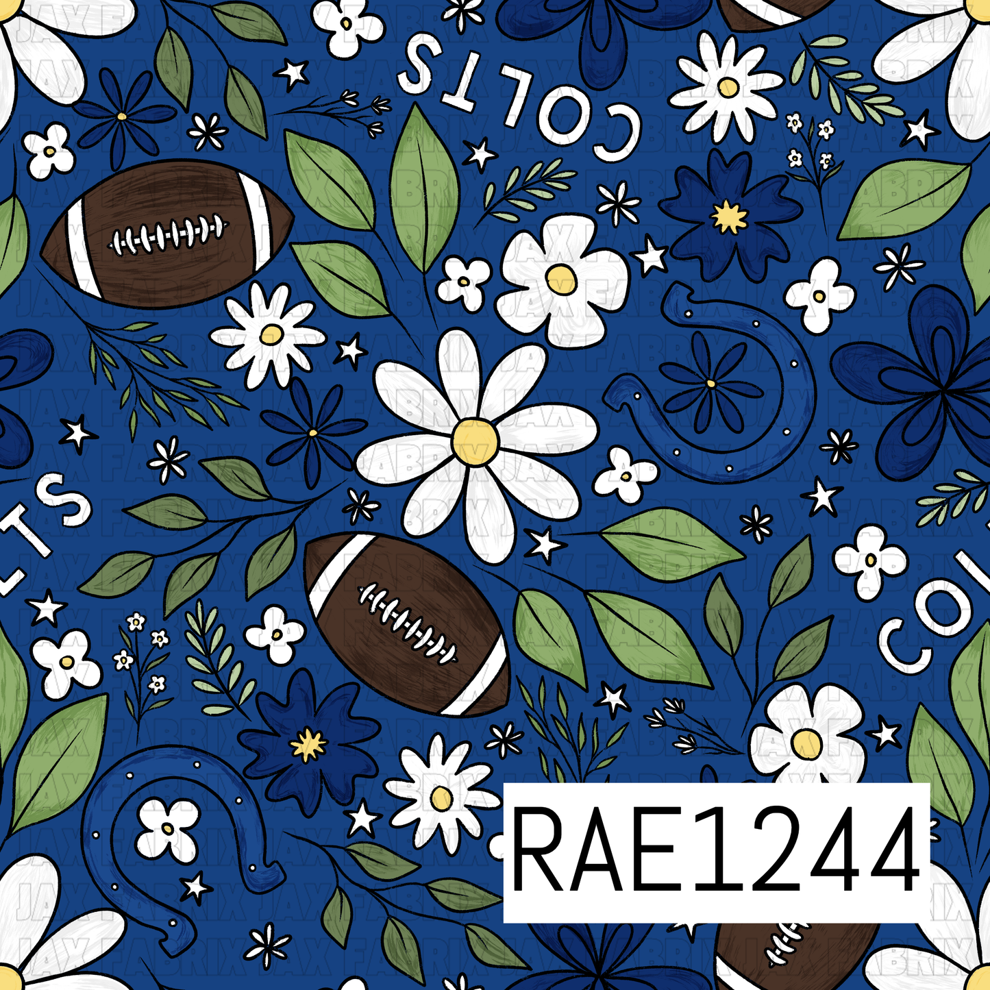 Colts Football Floral RAE1244