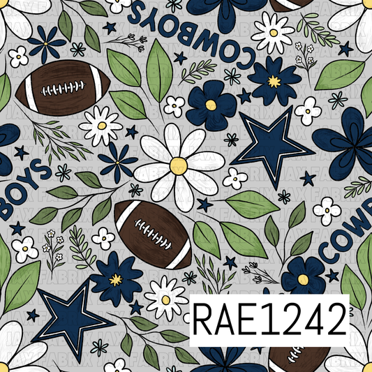 Cowboys Football Floral RAE1242