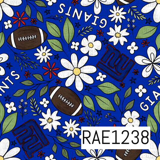 Giants Football Floral RAE1238