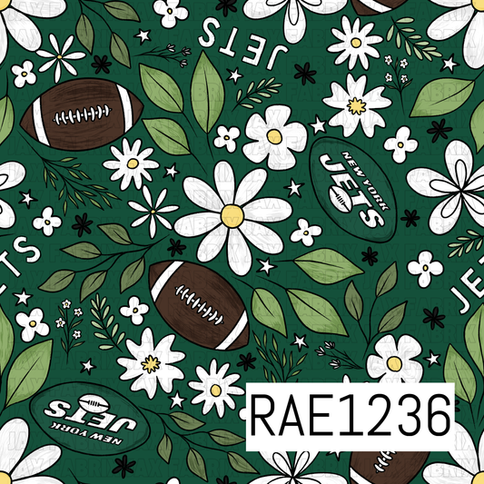 Jets Football Floral RAE1236