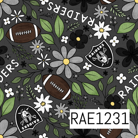 Raiders Football Floral RAE1231