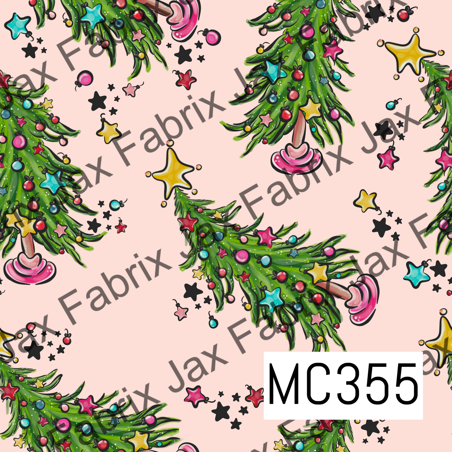 Christmas Trees Pink MC355