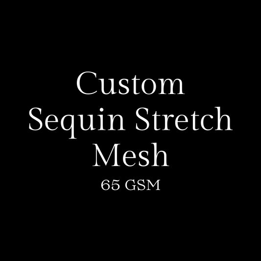 Custom Sequin Stretch Mesh