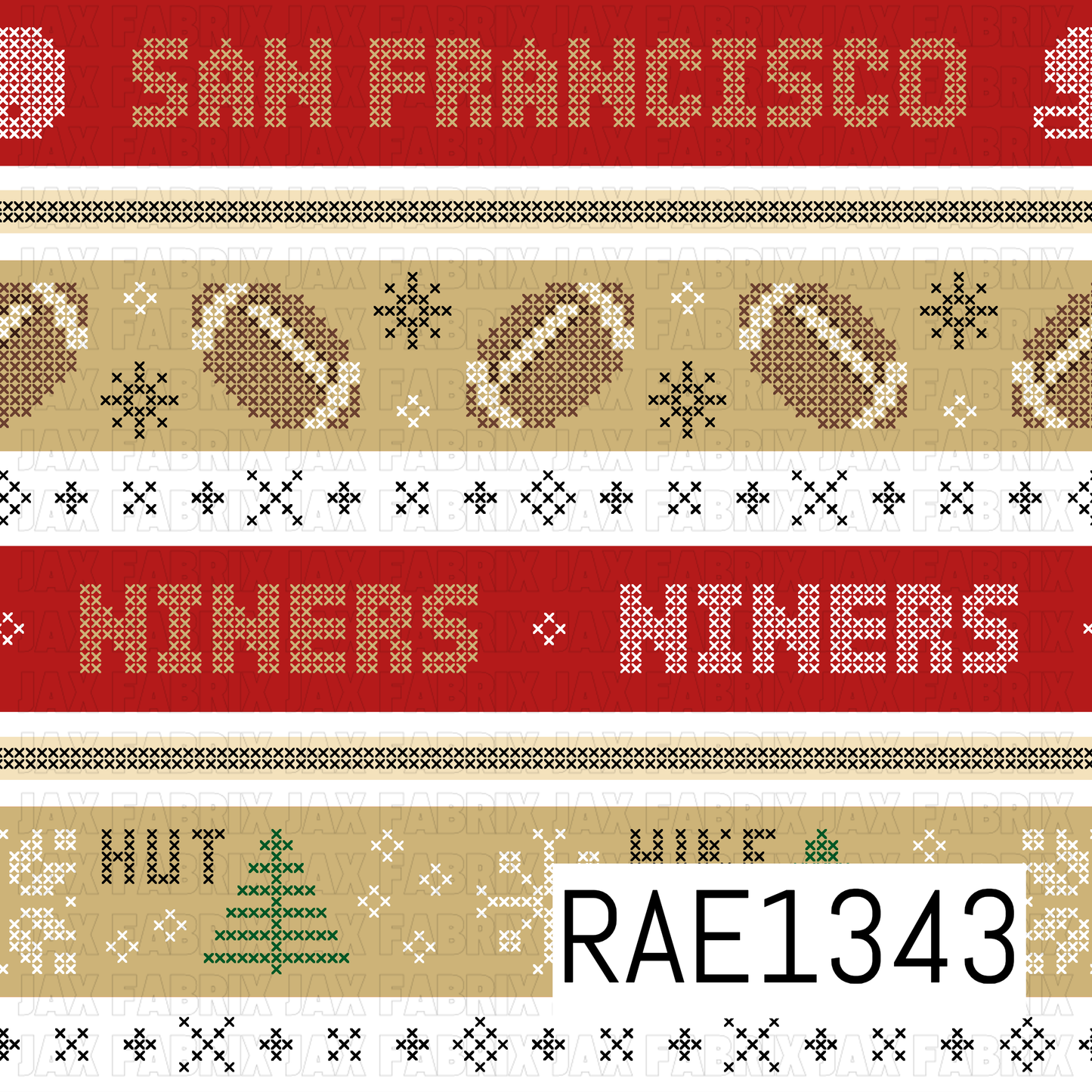 49ers Christmas Sweater RAE1343