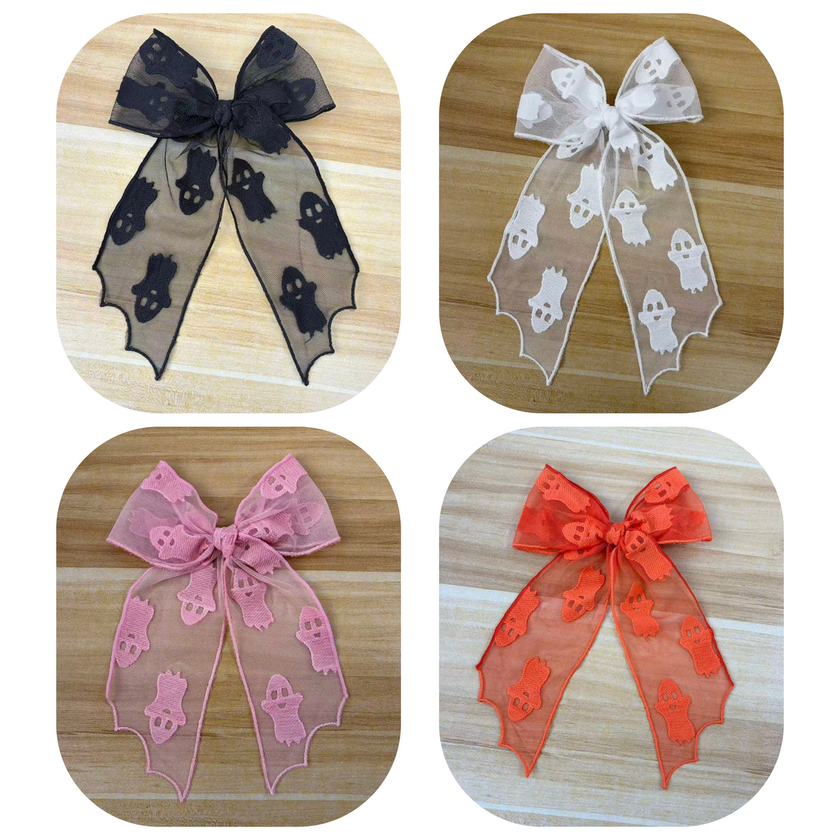 Ghostly Ghouls Hair Bow