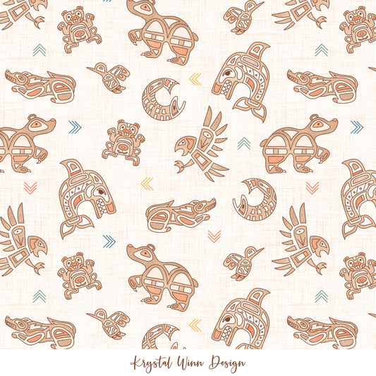 Alaska Tribal Animals KW1128