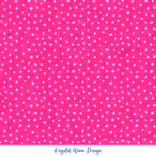 Aloha Dots Hot Pink KW763
