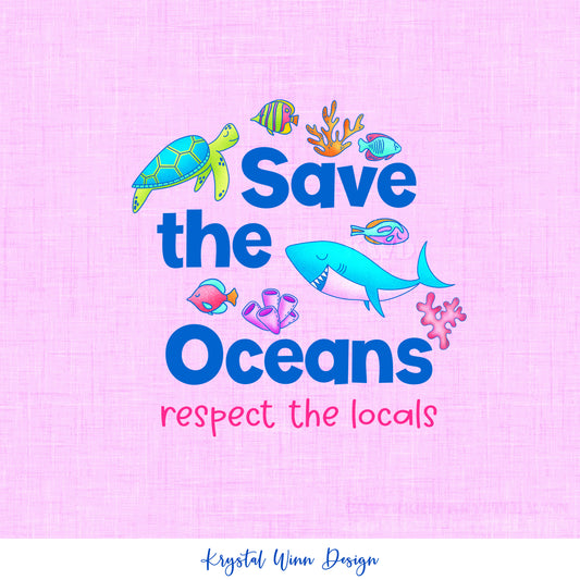 Aloha Save The Oceans PNG KW785