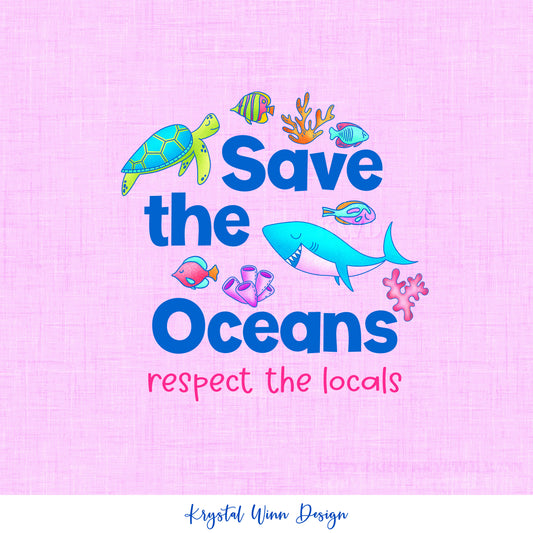 Aloha Save The Oceans PNG KW785