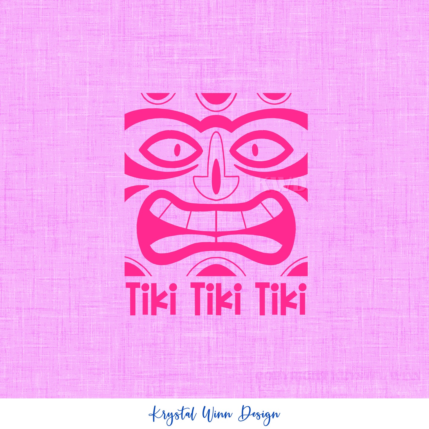 Aloha Tiki Pink PNG KW787