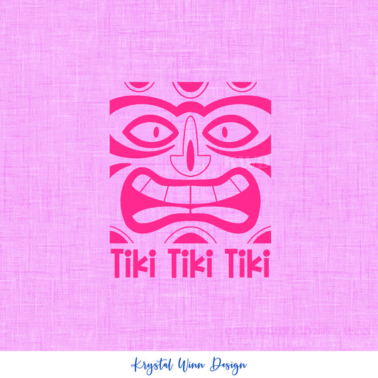 Aloha Tiki Pink PNG KW787