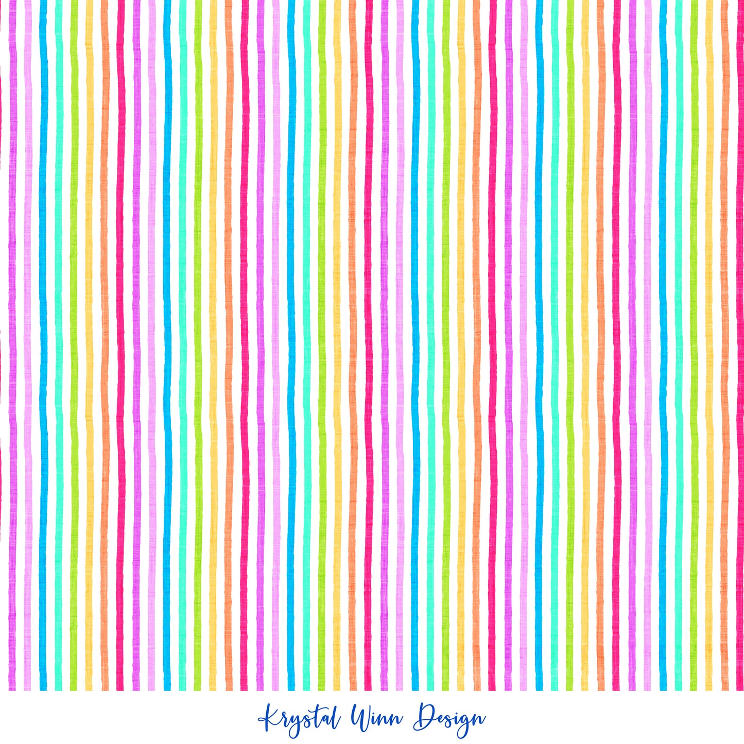 Aloha Pin Stripe Rainbow KW792