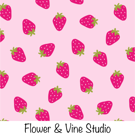 Pink Strawberries